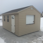 Bar with roll up door for serving